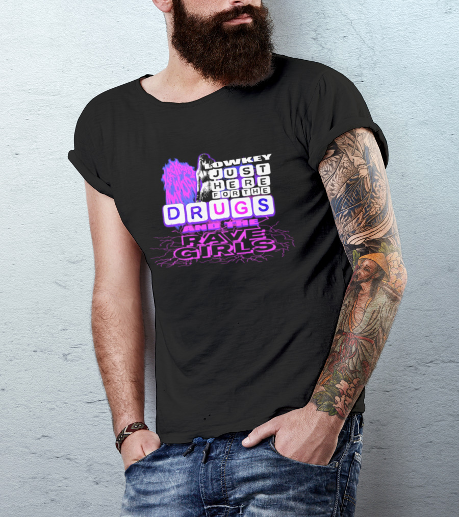 Lowkey Firehouse 666 Drugs Anti Life Rave Girls T-Shirt