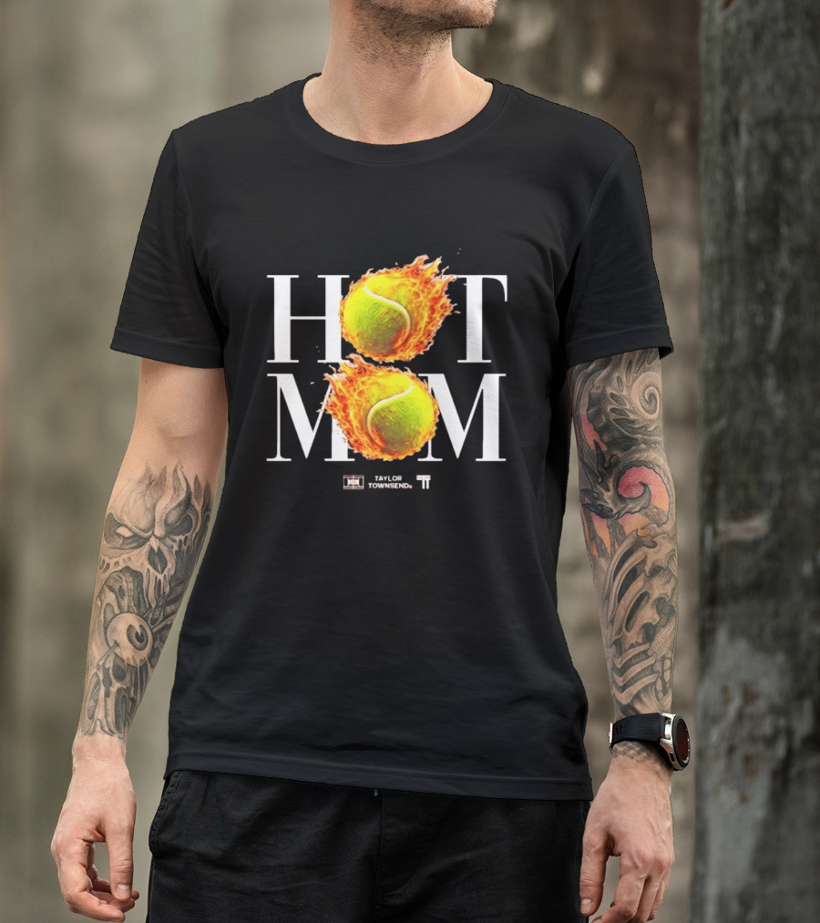 Taylor Townsend Hot Mom Tennis WTA Fiery Tennis Balls T-Shirt