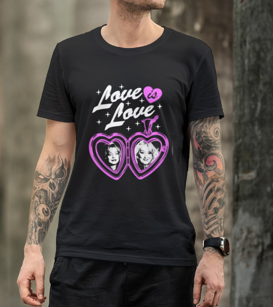 Love Is Love Madeline Helen Death Becomes Her Heart Portraits T-Shirt