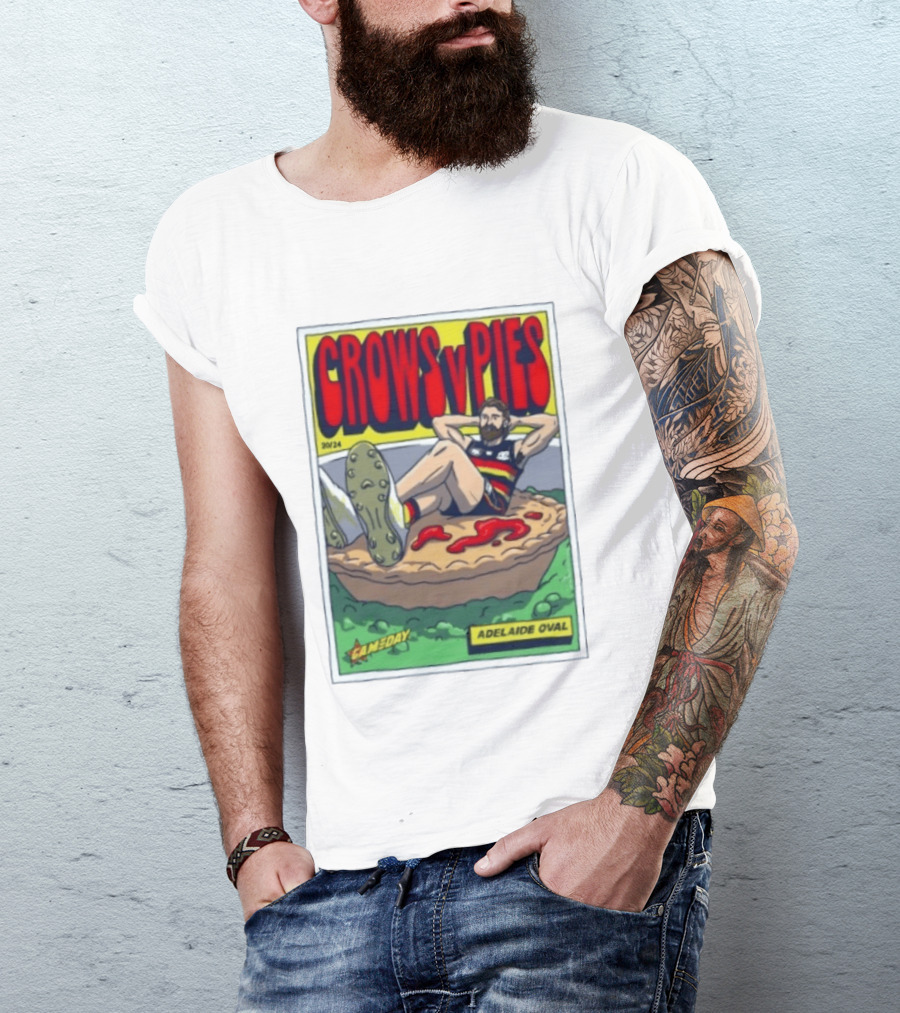 Crows V Pies Adelaide Oval Gameday 20/24 T-Shirt