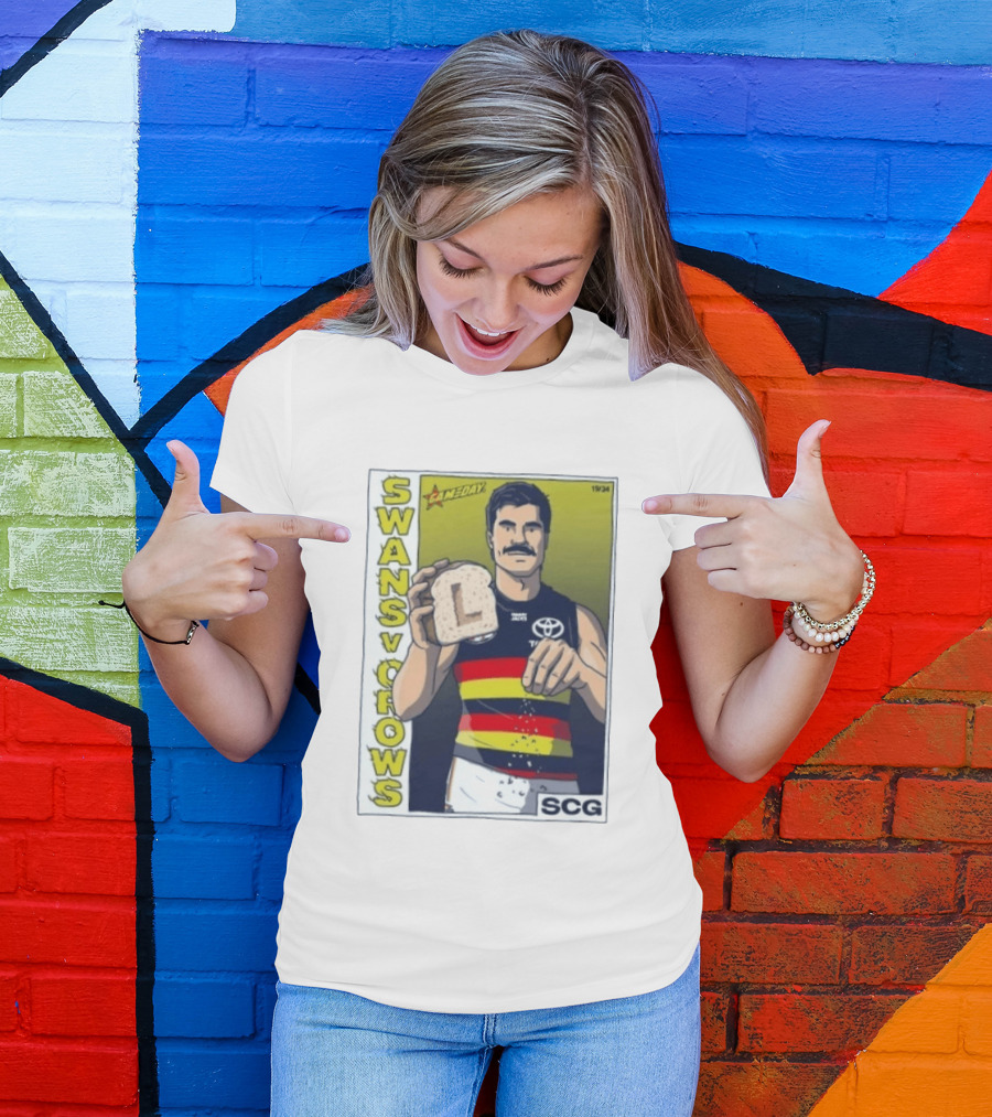 Swans Vs Crows Gameday SCG Salt Bae L Toast AFL Cartoon T-Shirt