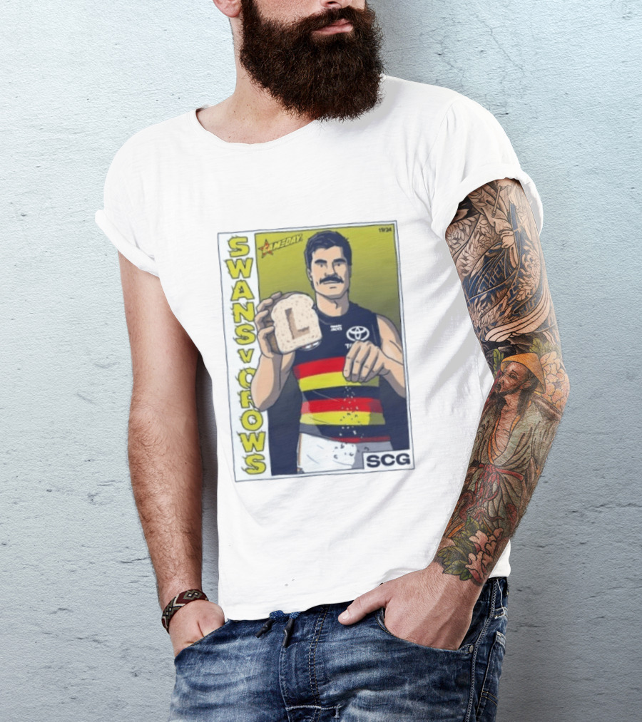 Swans Vs Crows Gameday SCG Salt Bae L Toast AFL Cartoon T-Shirt