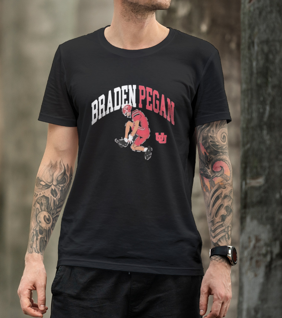 Braden Pegan Utah Utes Football Comic T-Shirt