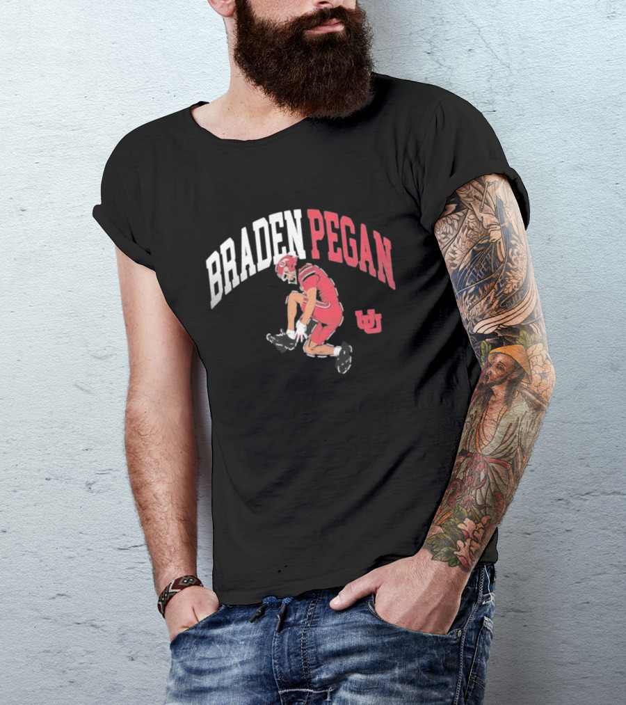 Braden Pegan Utah Utes Football Comic T-Shirt