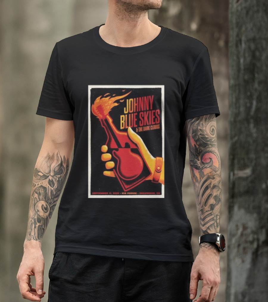 Johnny Blue Skies And The Dark Clouds Kia Forum Inglewood September 11 2026 T-Shirt