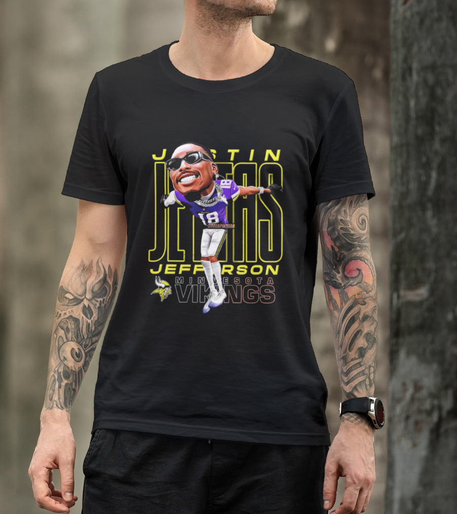 Justin Jefferson Jettas 18 Minnesota Vikings T-Shirt
