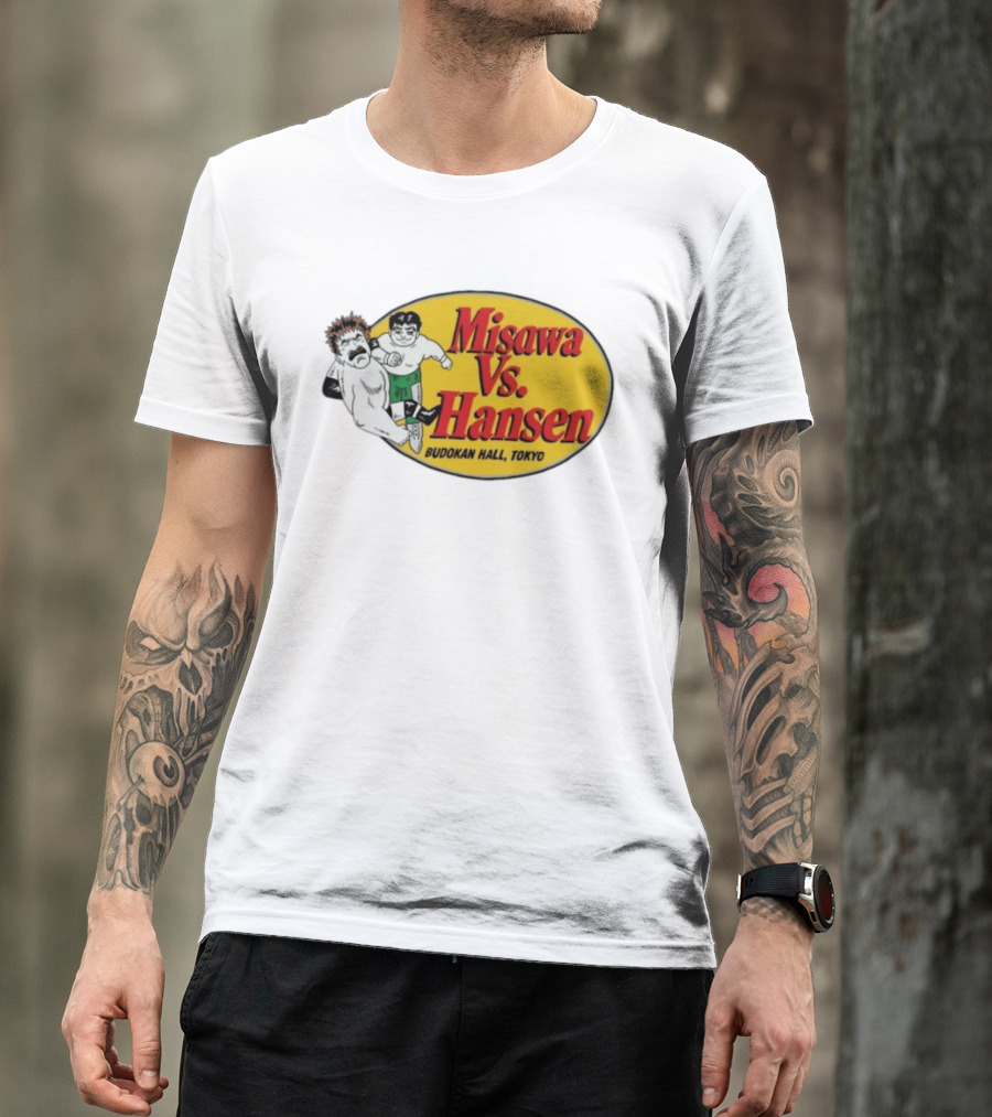 Misawa Vs Hansen Budokan Hall Tokyo T-Shirt