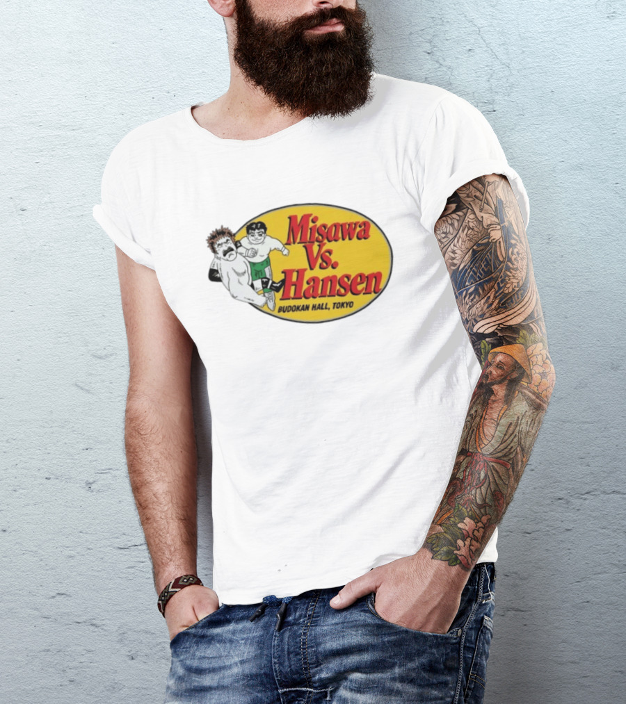 Misawa Vs Hansen Budokan Hall Tokyo T-Shirt