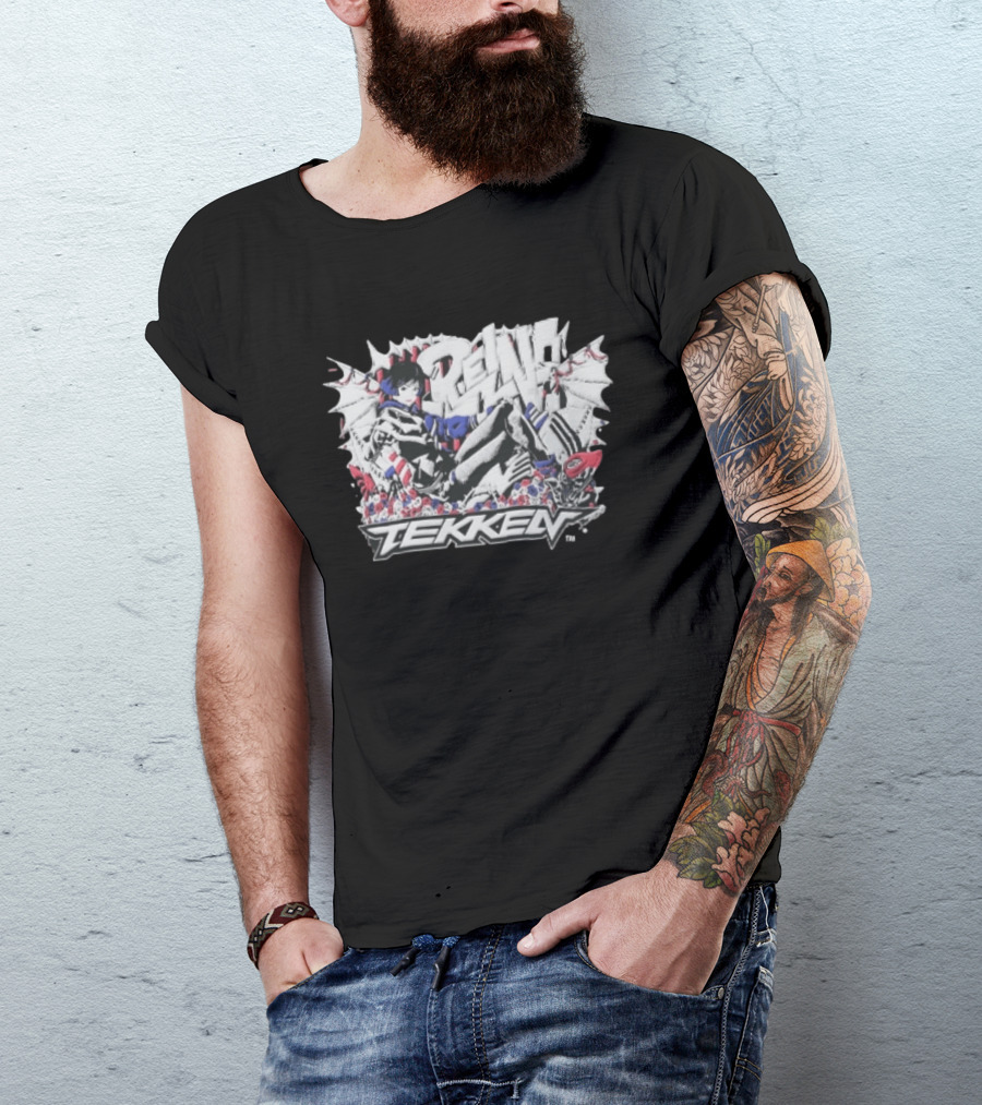 Tekken Reina Anime Style Among Roses T-Shirt