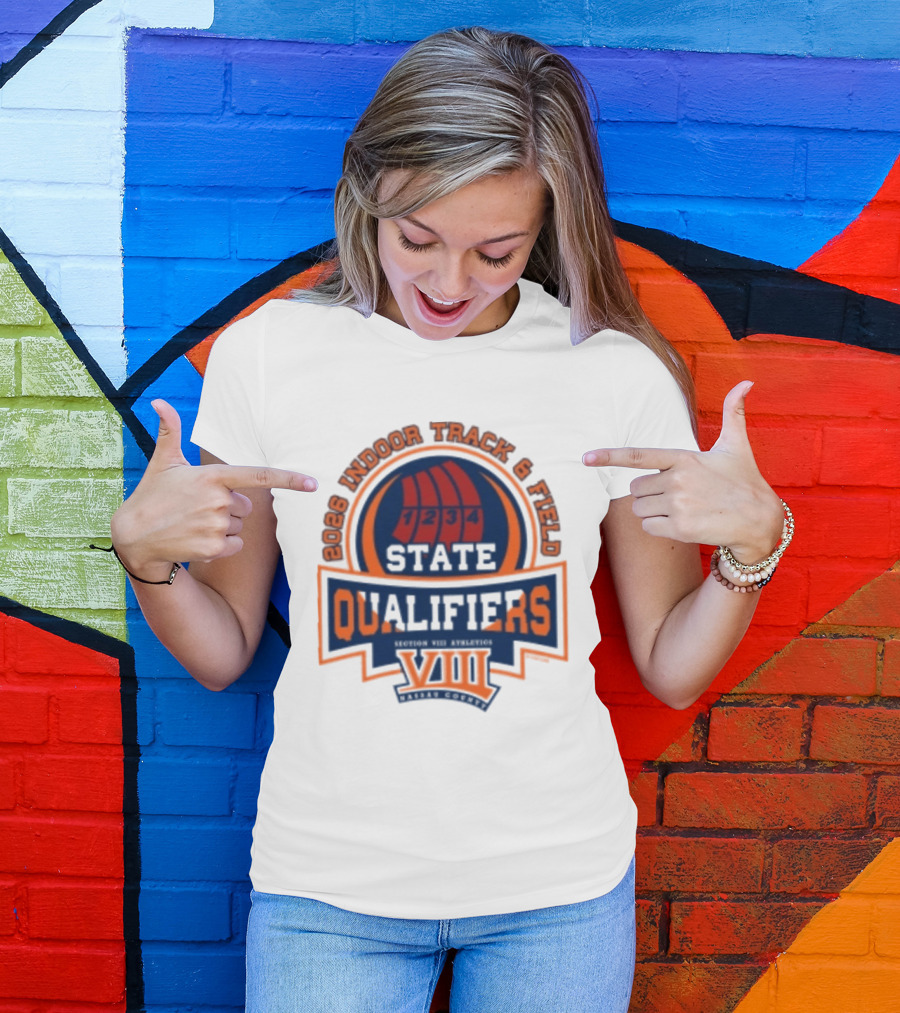 NYSPHSAA 2026 Indoor Track And Field State Qualifiers Section VIII T-Shirt