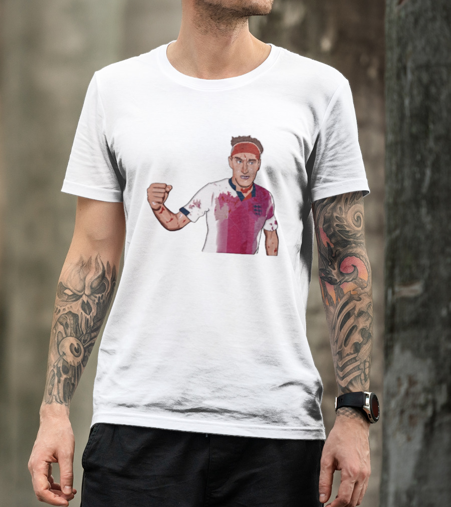 Terry Butcher England Football Iconic Bloodied Headband Moment Football Fans T-Shirt