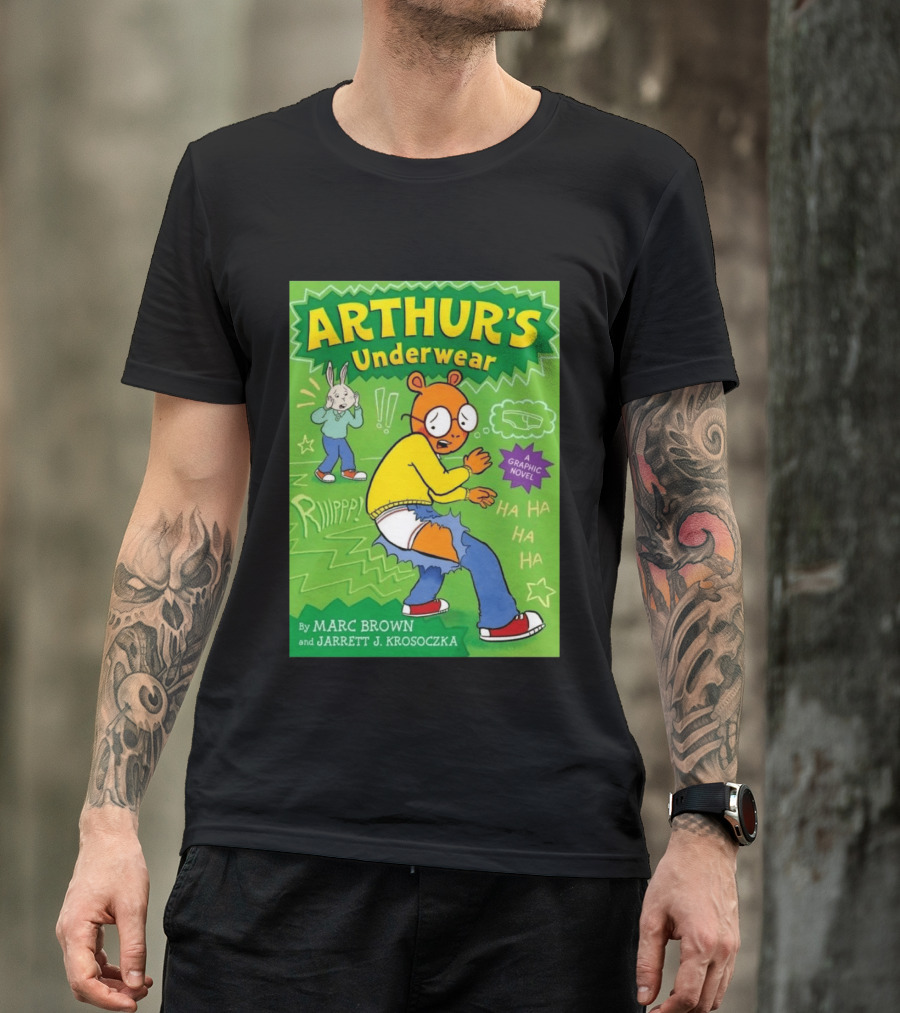 ARTHUR'S Underwear Graphic Novel By Marc Brown And Jarrett J. Krosoczka T-Shirt