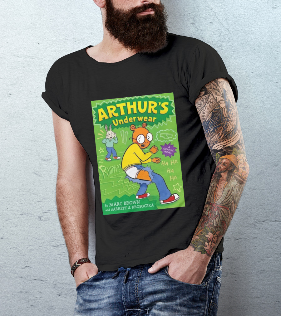 ARTHUR'S Underwear Graphic Novel By Marc Brown And Jarrett J. Krosoczka T-Shirt