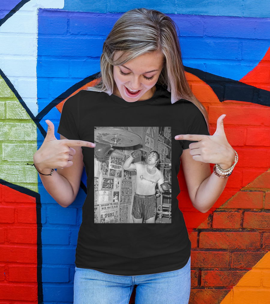 Boxing Legend George Chuvalo Training At Grossinger's Gym Historical Photograph T-Shirt