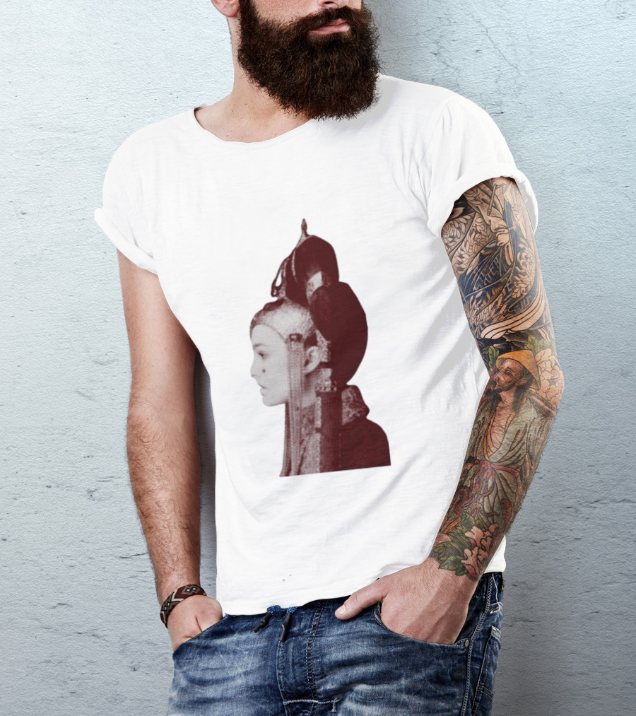 Queen Amidala Profile Bootleg Style Vintage Aesthetic T-Shirt