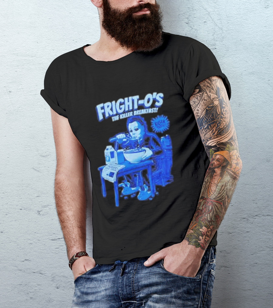 Fright O's The Killer Breakfast Cereal Halloween Michael Myers Killer Taste T-Shirt