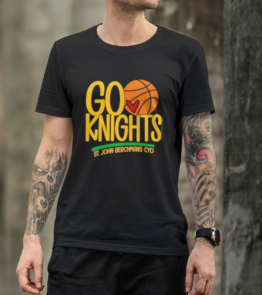 Go Knights St. John Berchmans CYO Basketball Pride T-Shirt