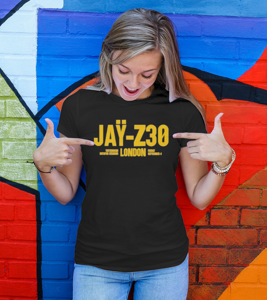 Jay Z30 Tottenham Hotspur Stadium London Friday September 4 T-Shirt