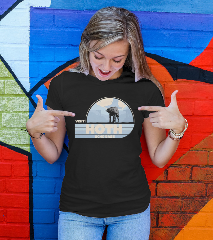 Visit Hoth Echo Base Star Wars AT AT Adventure T-Shirt