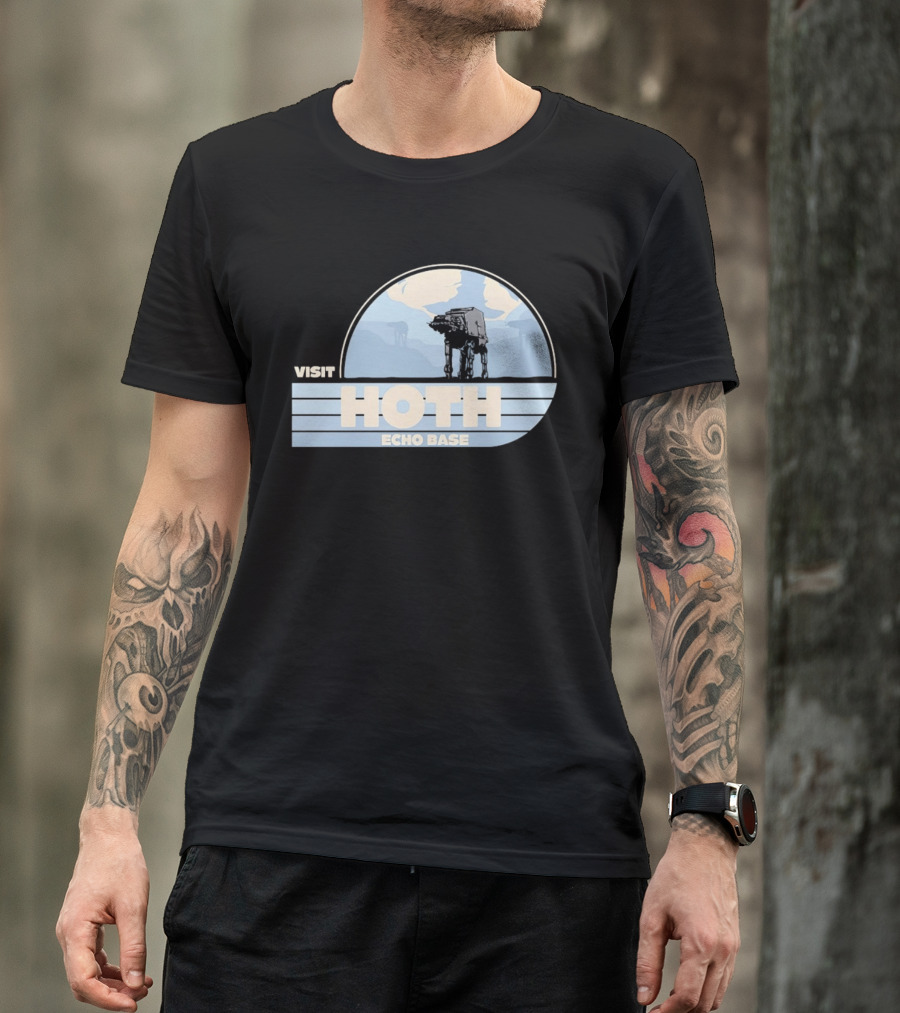 Visit Hoth Echo Base Star Wars AT AT Adventure T-Shirt