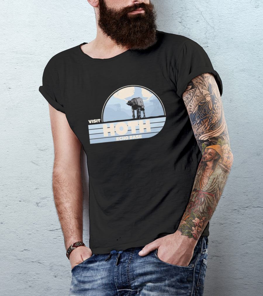 Visit Hoth Echo Base Star Wars AT AT Adventure T-Shirt