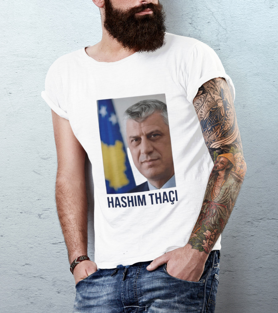 Hashim Thaci Kosovo Flag T-Shirt