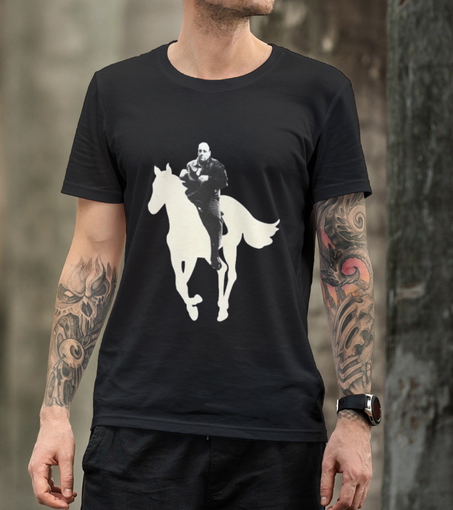 James Gandolfini The Sopranos Horse Riding T-Shirt