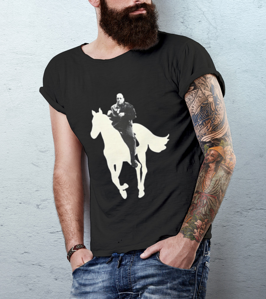 James Gandolfini The Sopranos Horse Riding T-Shirt