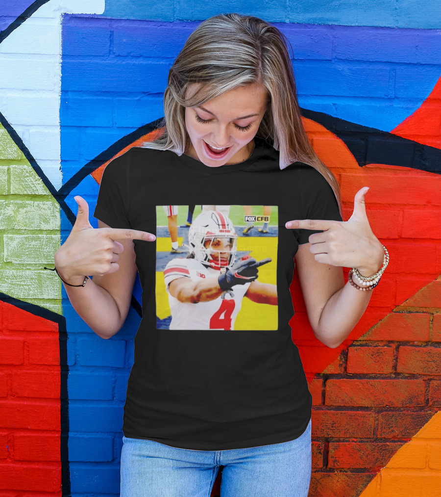 Ohio State Player Gesture Against Michigan Football T-Shirt