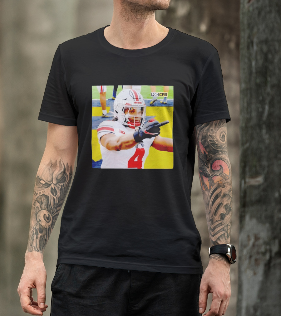Ohio State Player Gesture Against Michigan Football T-Shirt