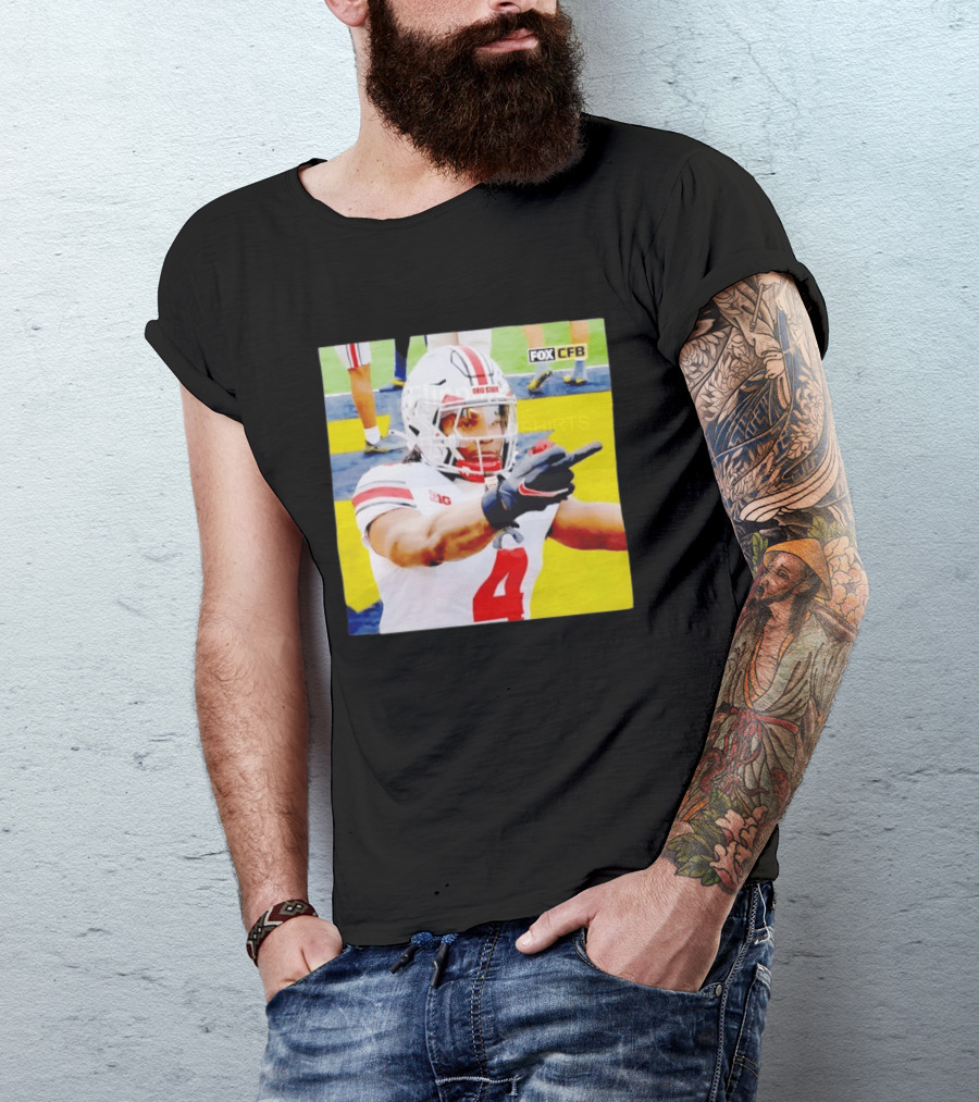 Ohio State Player Gesture Against Michigan Football T-Shirt