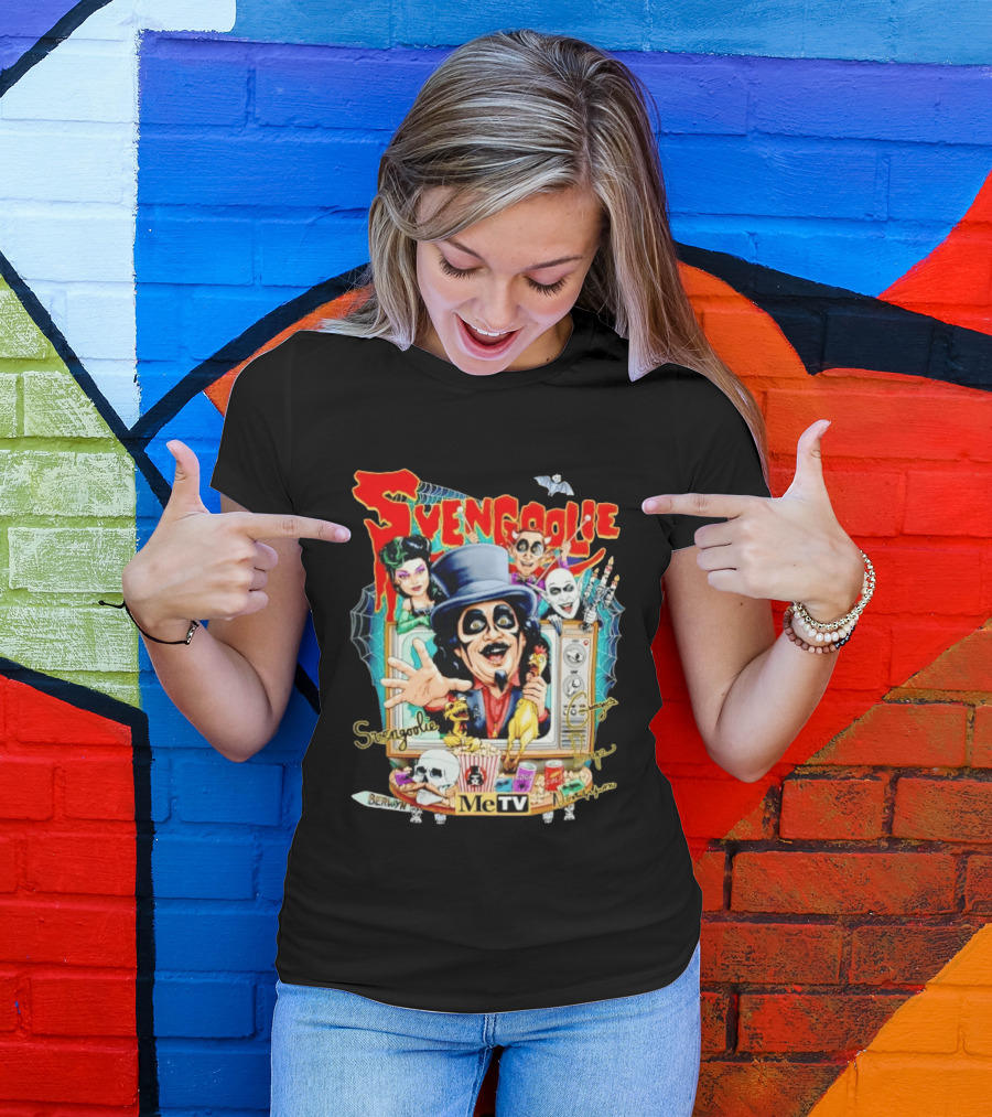 Svengoolie Berwyn MeTV Horror Characters And Spooky Fun T-Shirt