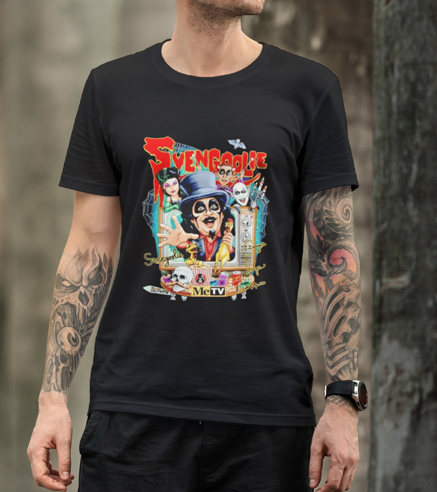 Svengoolie Berwyn MeTV Horror Characters And Spooky Fun T-Shirt