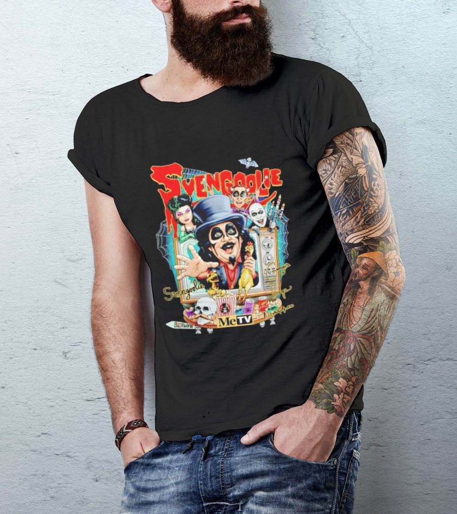 Svengoolie Berwyn MeTV Horror Characters And Spooky Fun T-Shirt