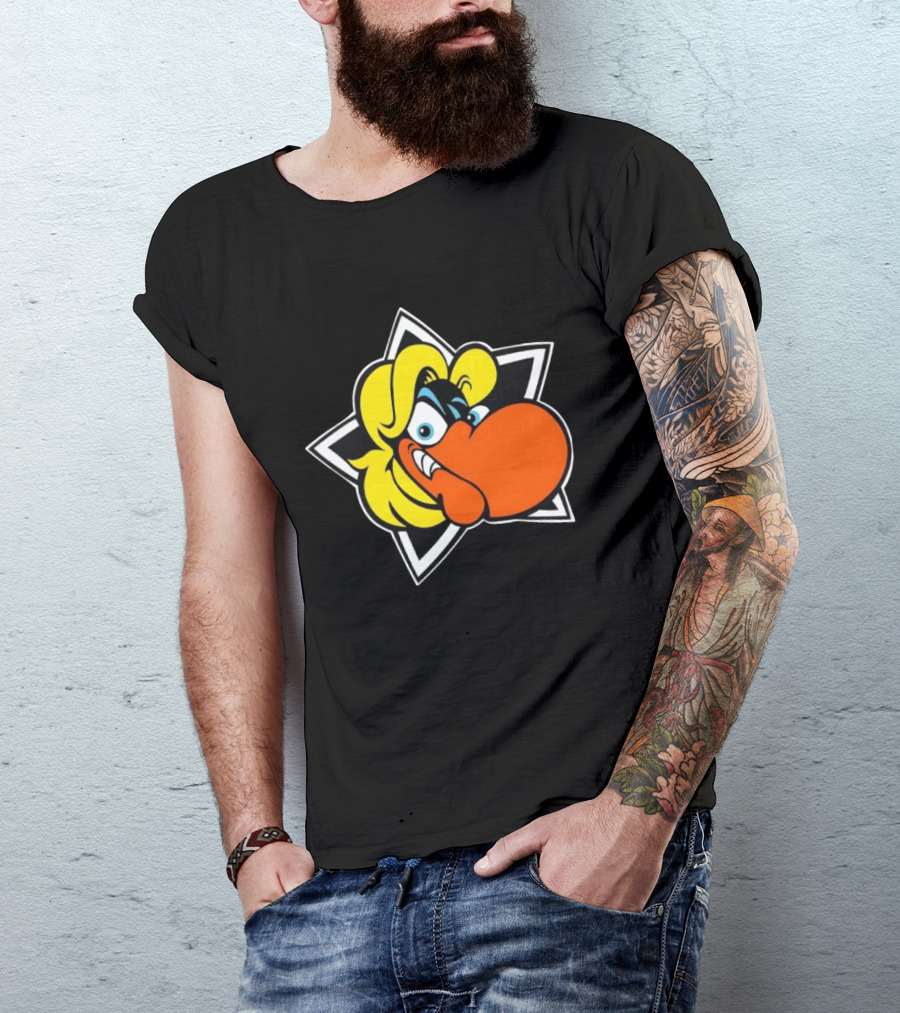 Looney Tunes Foghorn Leghorn Star Cartoon Character Face T-Shirt