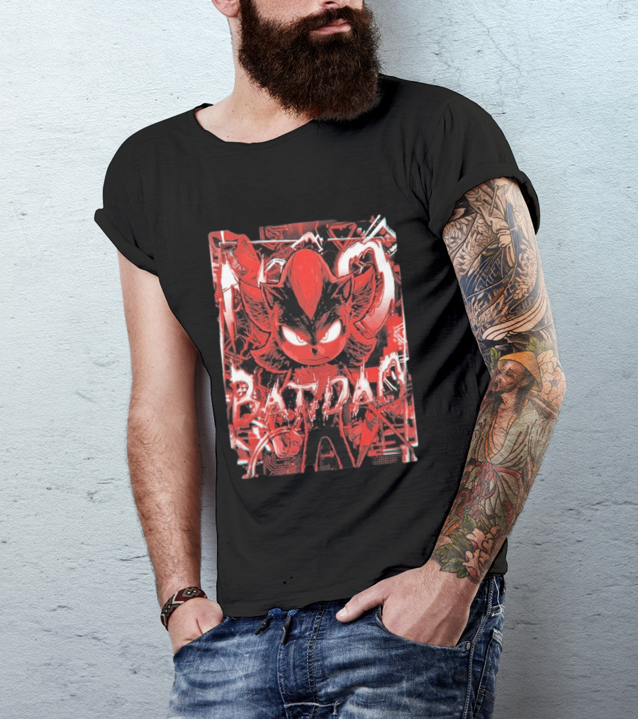 No Batidao Red Black Anime Character Energetic T-Shirt