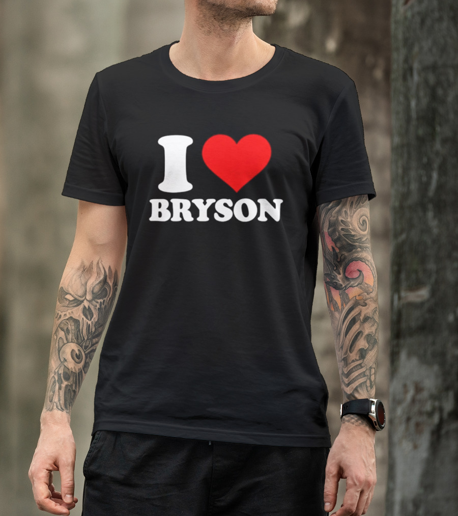 PGA Tour I Love Bryson Golf Professional Golfer T-Shirt