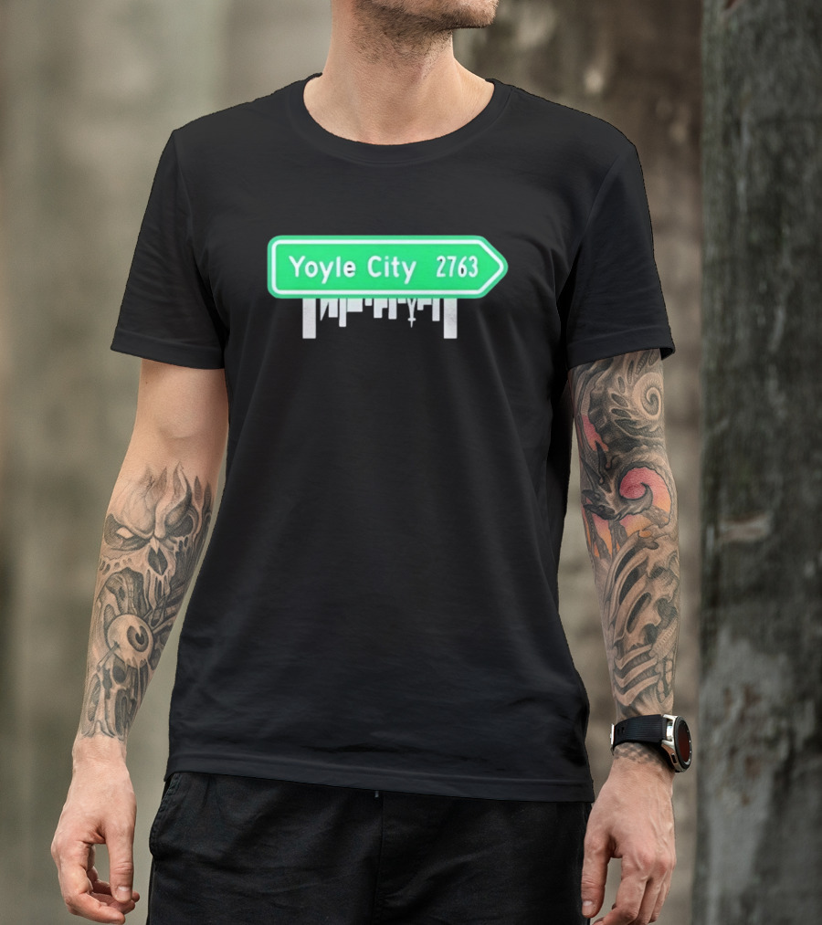 Yoyle City 2763 Road Sign Battle For Dream Island Series T-Shirt