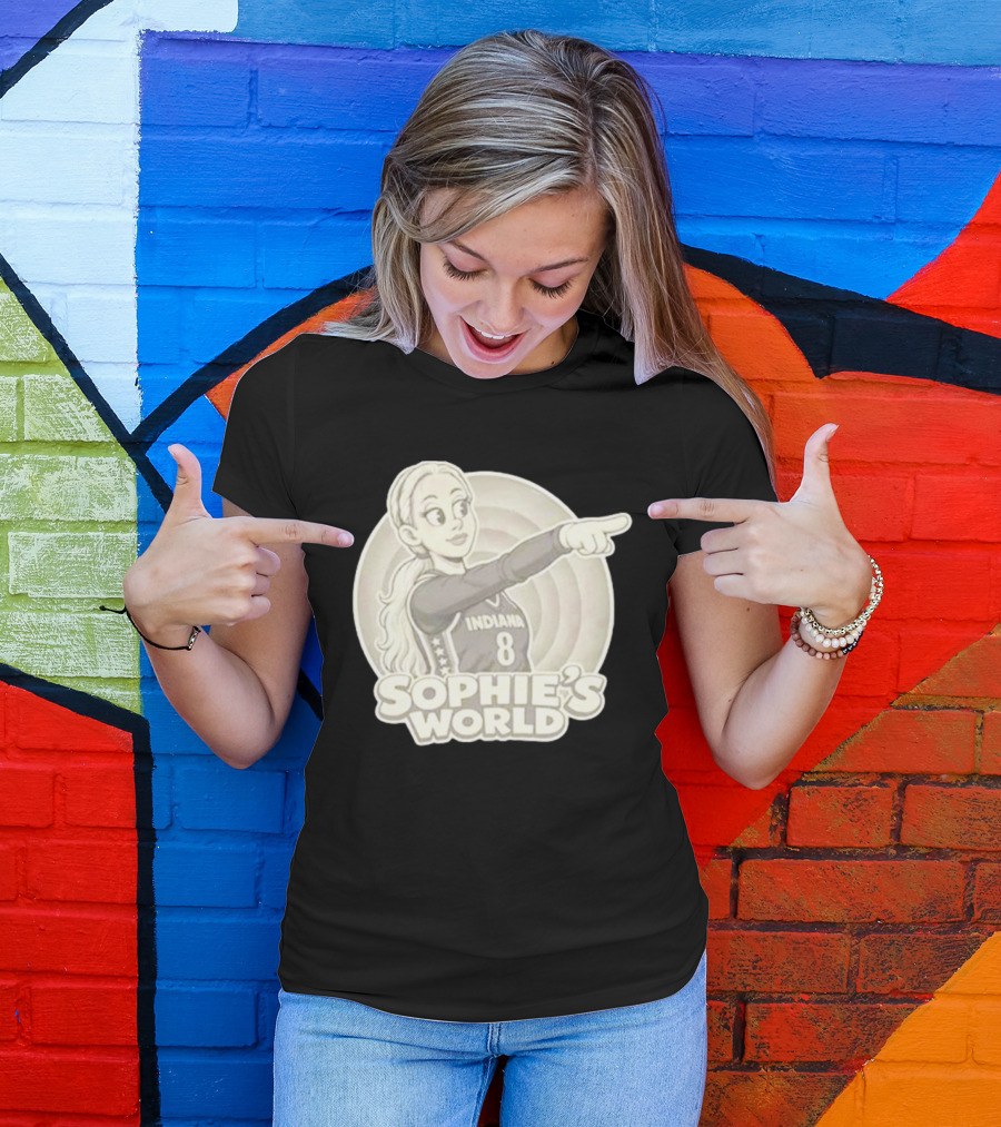 Indiana Fever Sophie's World 8 Basketball Swag T-Shirt