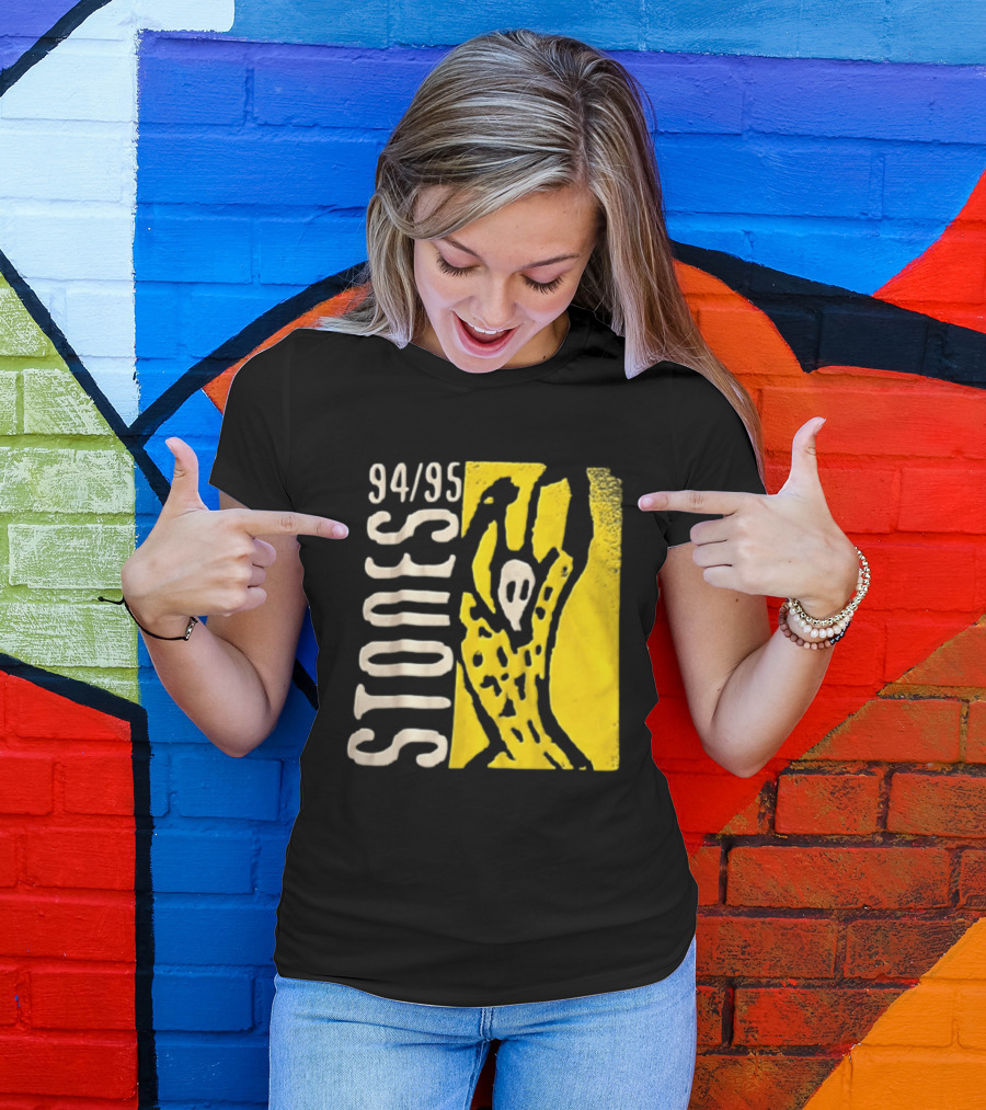 Stones 94 95 Yellow Voodoo Creature Sketch T-Shirt
