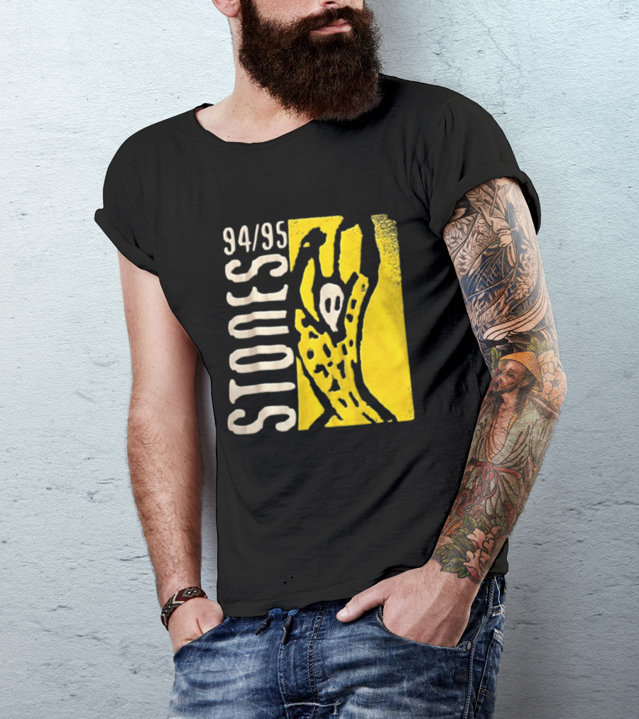 Stones 94 95 Yellow Voodoo Creature Sketch T-Shirt