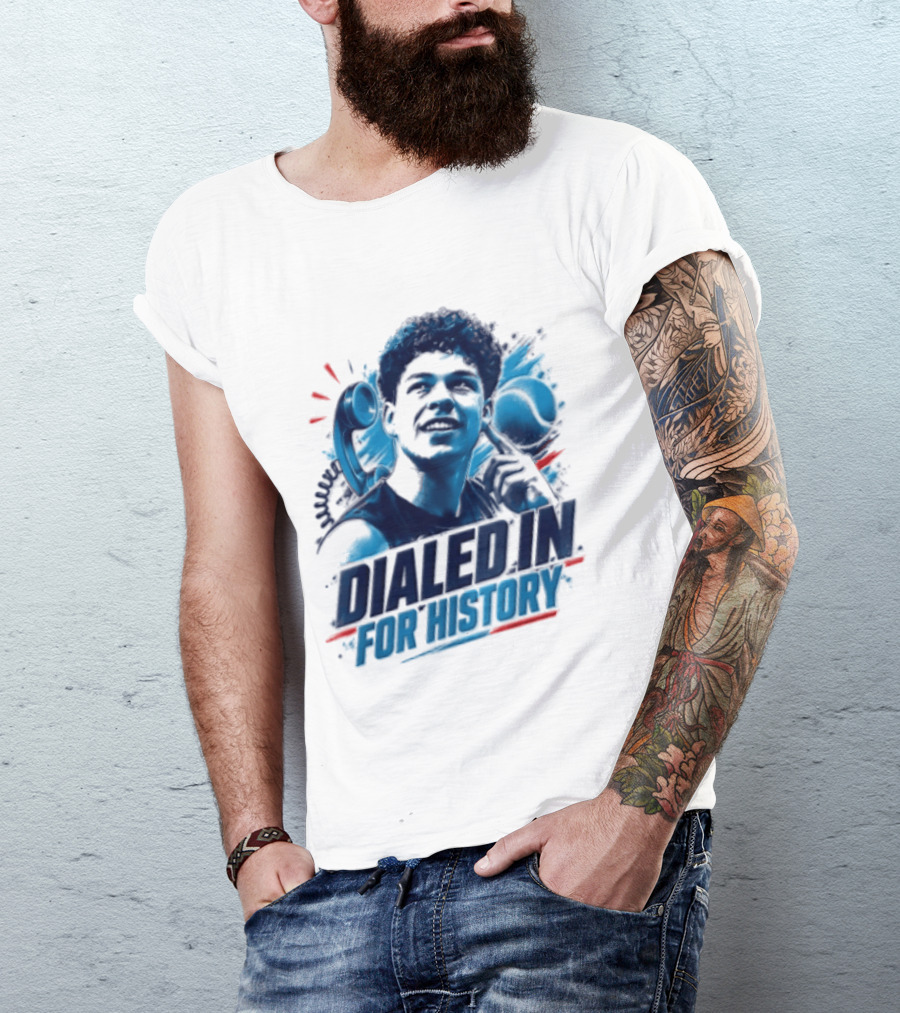 Ben Shelton Dialed In For History Tennis US Open T-Shirt