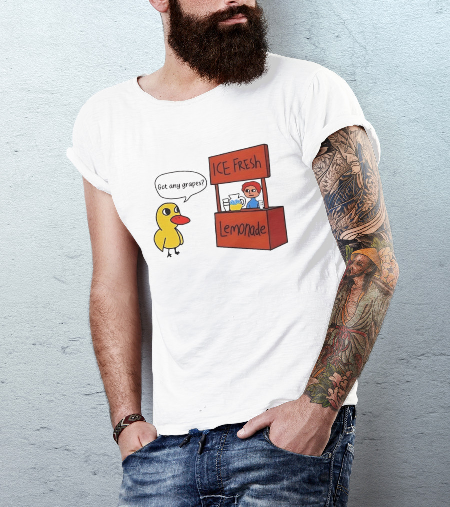 Got Any Grapes Duck Ice Fresh Lemonade Stand T-Shirt
