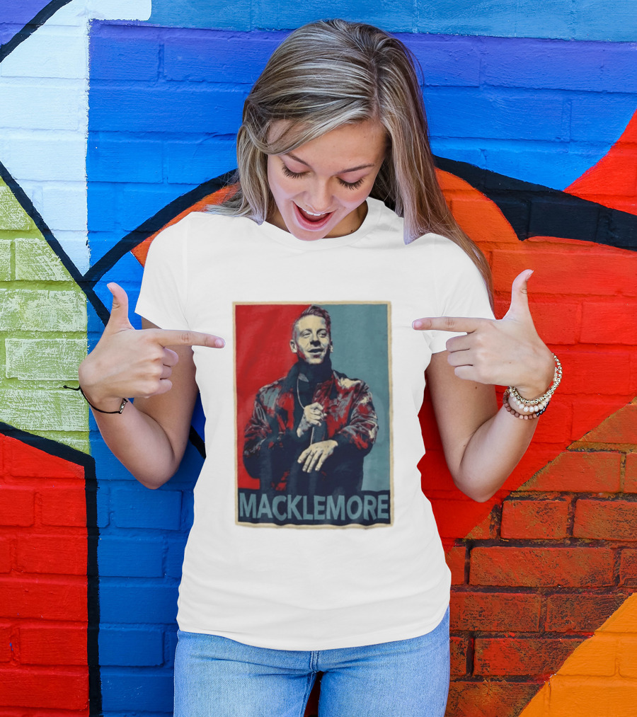 Macklemore Music Icon Red Blue T-Shirt