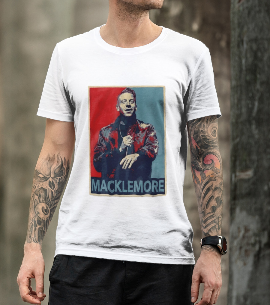 Macklemore Music Icon Red Blue T-Shirt