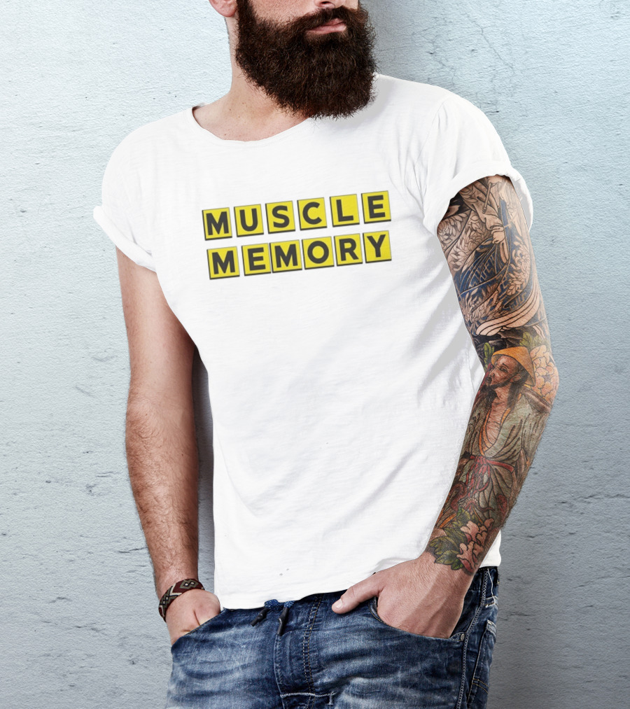 Muscle Memory Fitness Gym Workout Bodybuilding Motivation T-Shirt