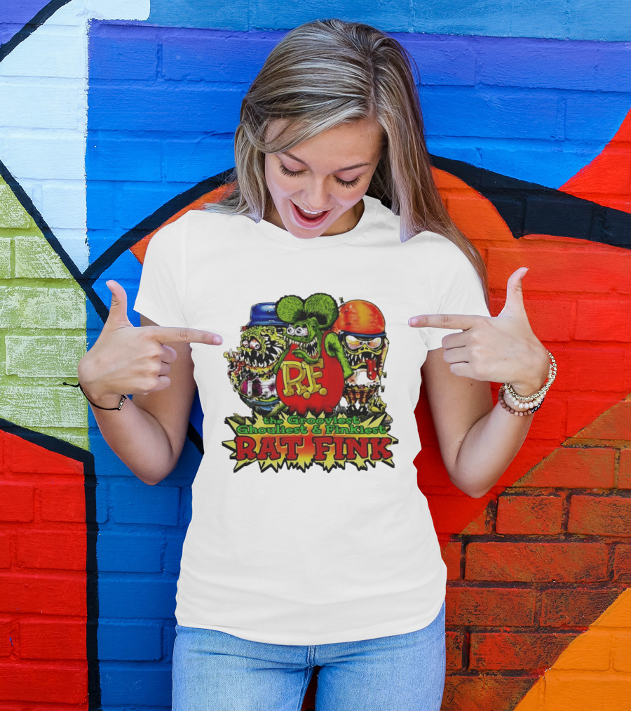 Grooviest Ghouliest Finkiest Rat Fink R.F. T-Shirt