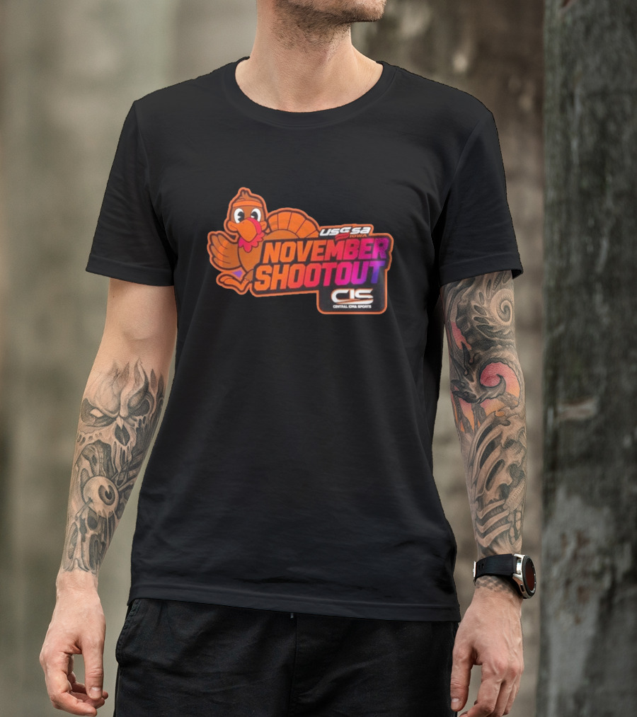 USSSA Iowa November Shootout CIS Central Iowa Sports Turkey 2026 T-Shirt