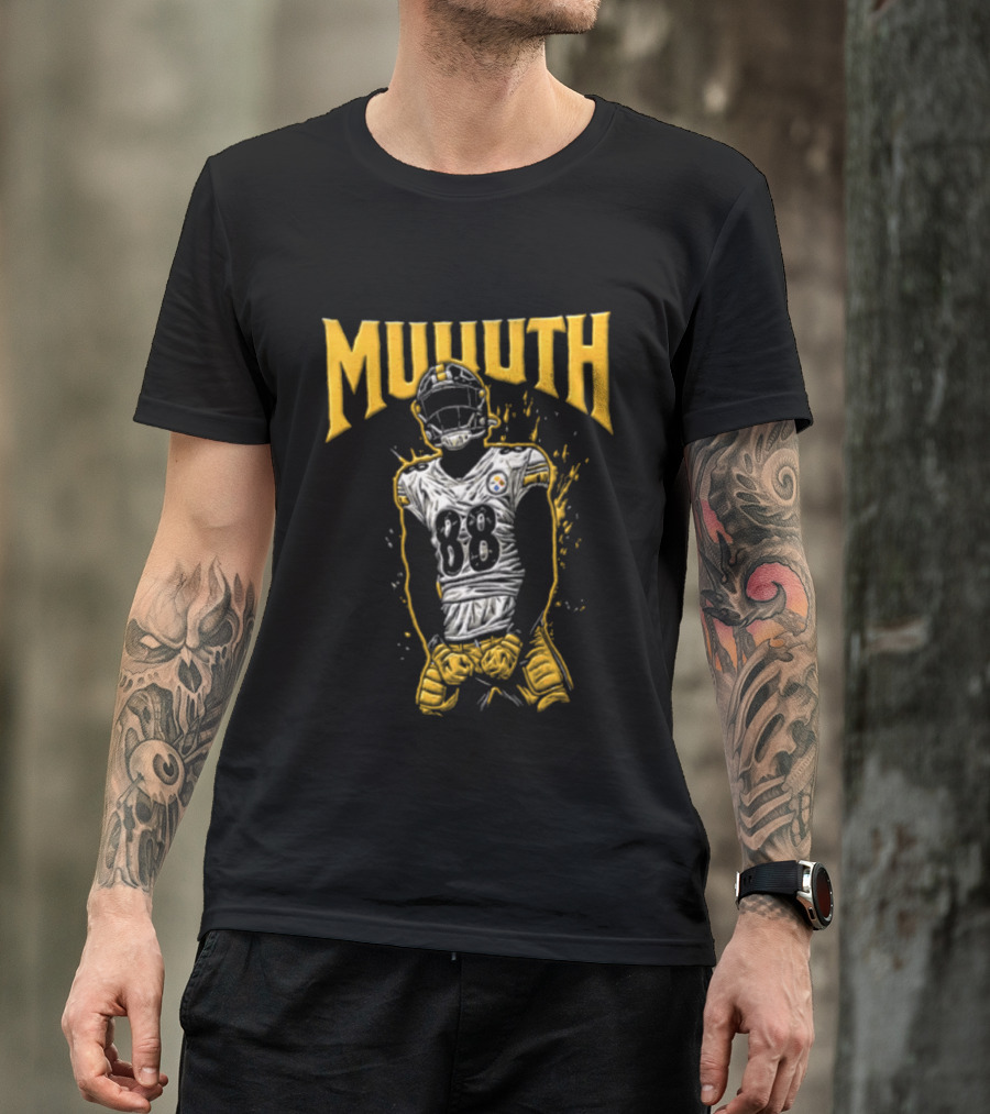 MUUTH Pat Freiermuth 88 Pittsburgh Steelers T-Shirt