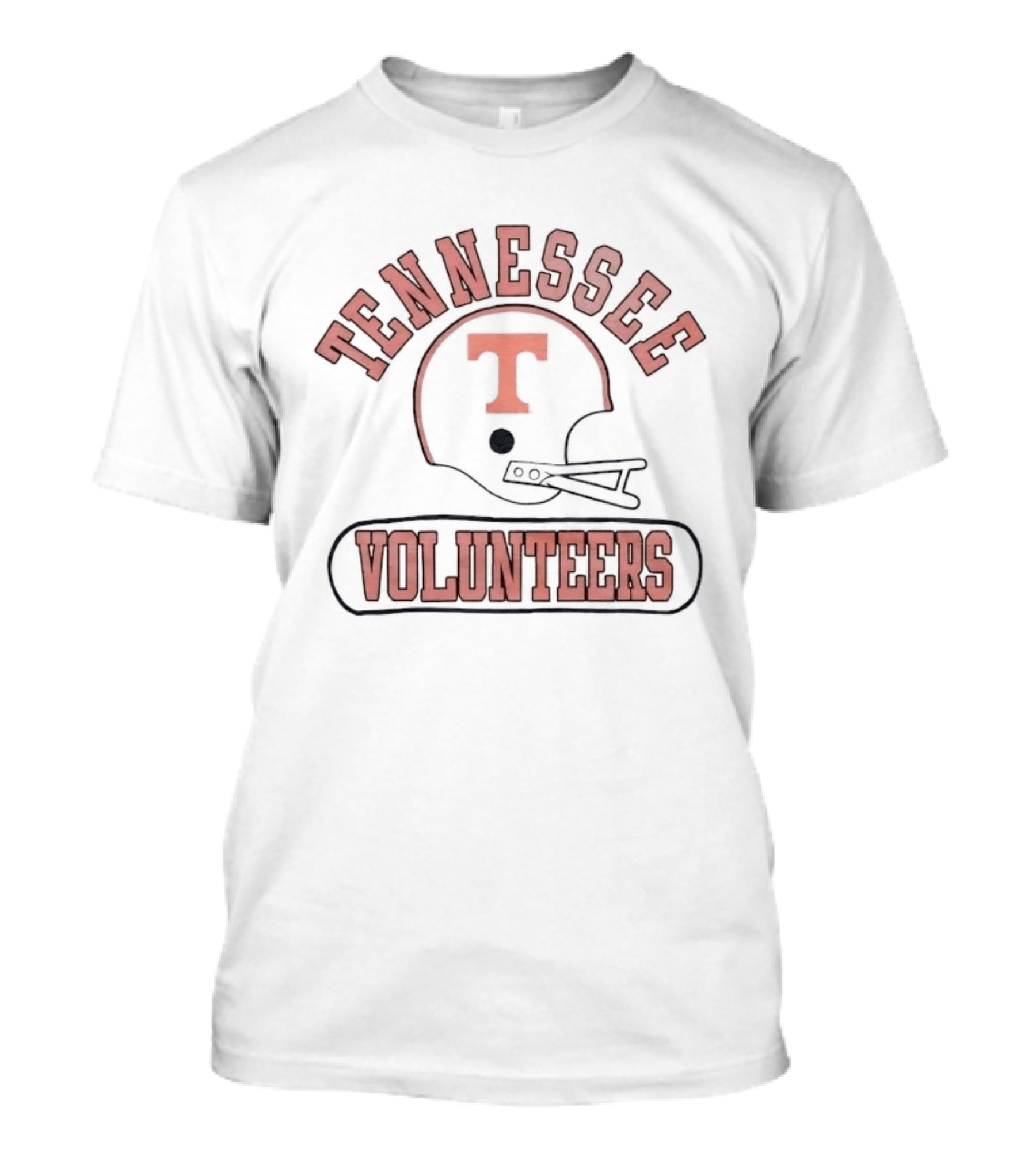 Tennessee Volunteers Football Helmet Distressed T-Shirt